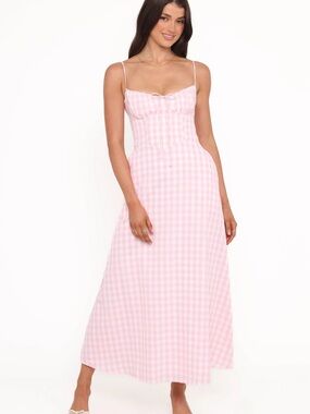 NWT Calvin Klein Pink Gingham Dress 🌸✨